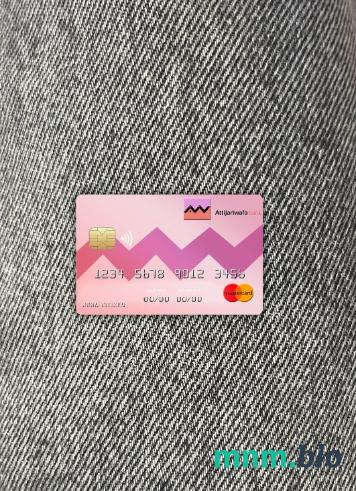 Côte d'Ivoire Attijariwafa bank wygląd zdjęcia mastercard skan PSD + zdjęcie